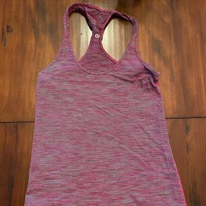 EUC Lululemon CRB Cool Racerback Tank Sz 8 Pink
